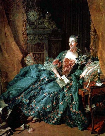 Francois Boucher Portrat der Madame de Pompadour china oil painting image